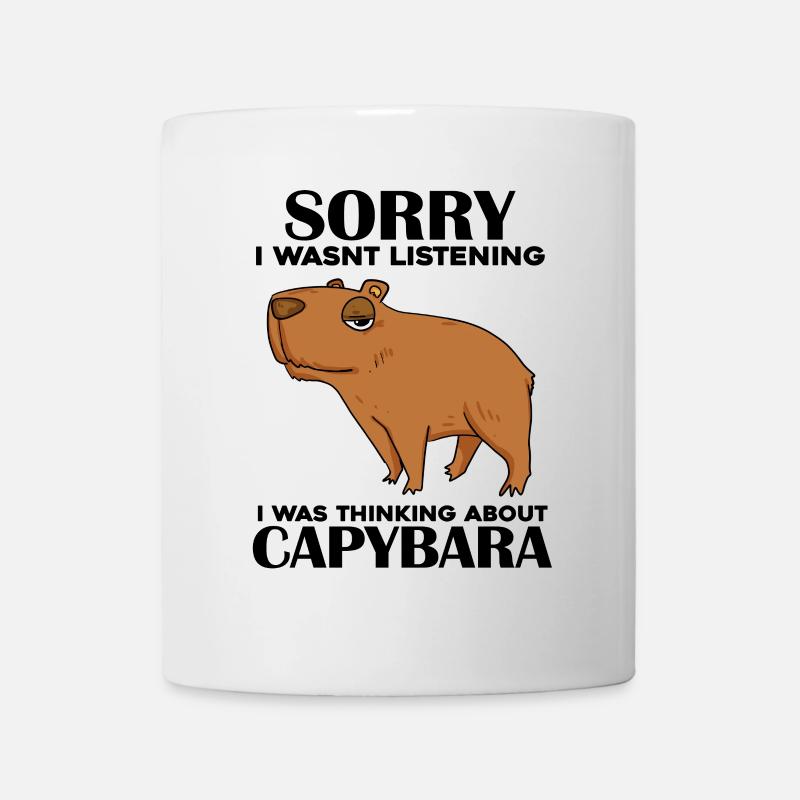 Capybara Wasserschwein - Tasse - Weiß