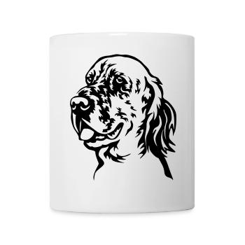 Chef de setter anglais - Mug blanc - blanc - Devant
