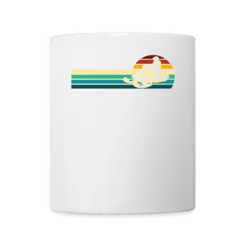 Snowmobile Snowmobiling sled motor sled - Mug - white - Front