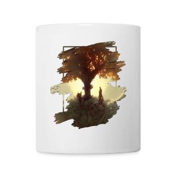 Baum des Lebens - Tasse - Weiß - Vorne