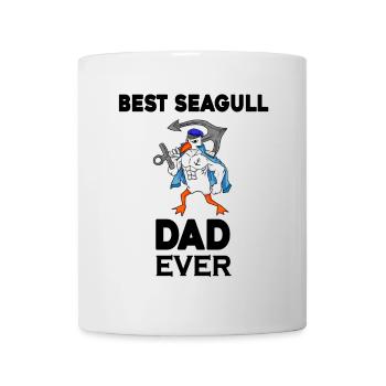 Papa Papa Mer du Nord Meilleur papa Mouette - Mug blanc - blanc - Devant