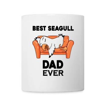 Papa Papa Mer du Nord Meilleur papa Mouette - Mug blanc - blanc - Devant