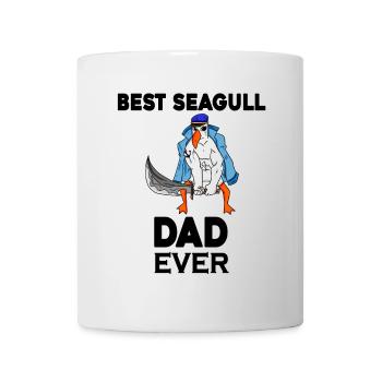 Papa Papa Mer du Nord Meilleur papa Mouette - Mug blanc - blanc - Devant