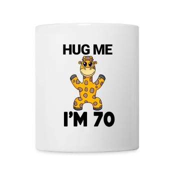 70 birthday - 70 years - hug - Mug - white - Front