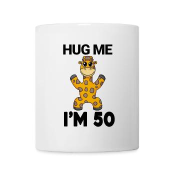 50 ans - 50 ans - câlin - Mug blanc - blanc - Devant