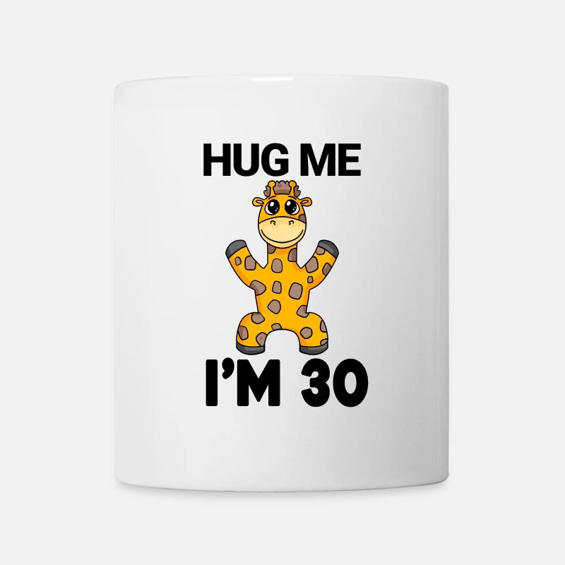 30 ans - 30 ans - câlin - Mug blanc - blanc