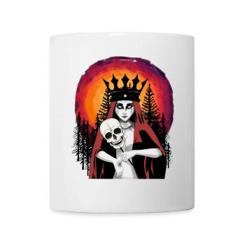 Dark Fantasy Dämon Hexe Satan Satanist Horror - Tasse - Weiß - Vorne