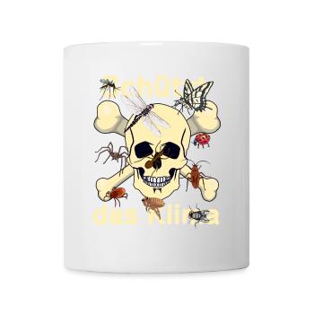 nature sauvage, animaux forestiers, conservation de la nature, changement climatique, insectes - Mug blanc - blanc - Devant