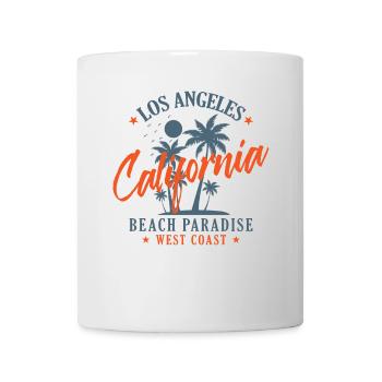 Los Angeles California Beach Paradise West Coast - Mug - white - Front