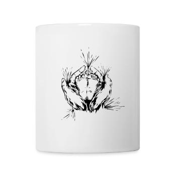 Baby Feet Grossesse - Mug blanc - blanc - Devant