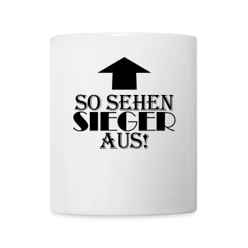 Sieger Erster Gewinner - Tasse - Weiß - Vorne