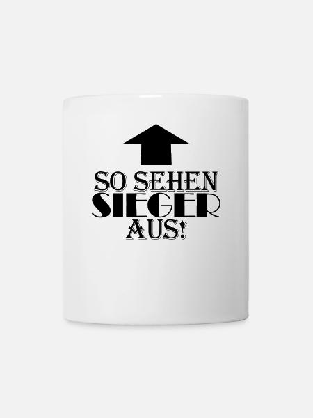 Sieger Erster Gewinner - Tasse - Weiß