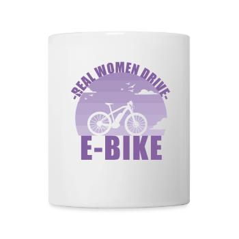 E-Bike Bike E Bike Battery Women Gift - Mug - white - Front