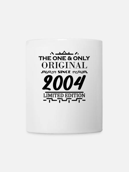2004 - Né 2004 - Année de naissance 2004 - Original - Mug blanc - blanc