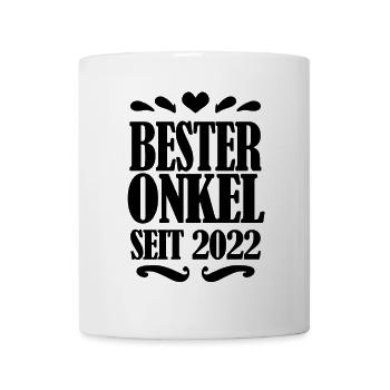 Bester Onkel seit 2022 - Tasse - Weiß - Vorne