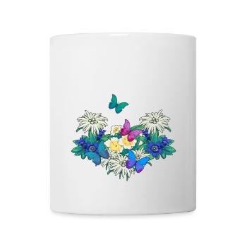 Tiroler Alpen Natur Ökologie Bergsport Trecking - Tasse - Weiß - Vorne