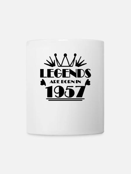 1957 - Né en 1957 - Mug blanc - blanc