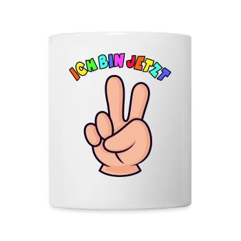 2.Geburtstag Kleinkind Geschenk 2 Finger - Tasse - Weiß - Vorne