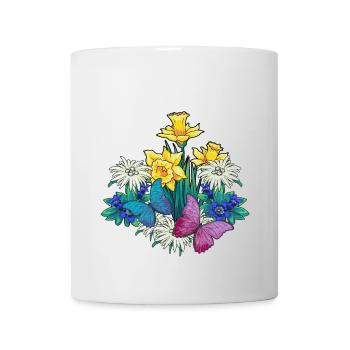 Autriche Tyrol printemps Nature Amoureux de la nature Alm - Mug blanc - blanc - Devant