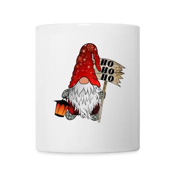 Weihnachts Wicht Christmas Gnome Ho Ho Ho - Tasse - Weiß - Vorne