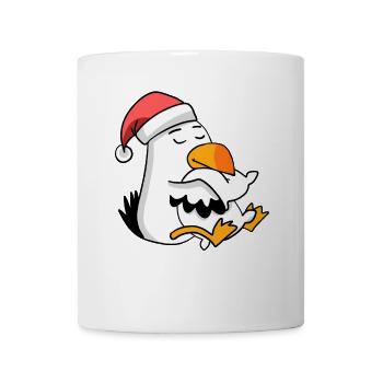 Seagull Christmas Sleep Sleep Sleep - Mug - white - Front