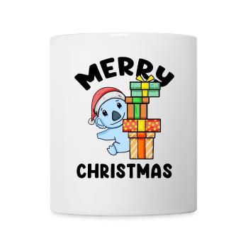 Frohe Weihnachten Koala - Tasse - Weiß - Vorne