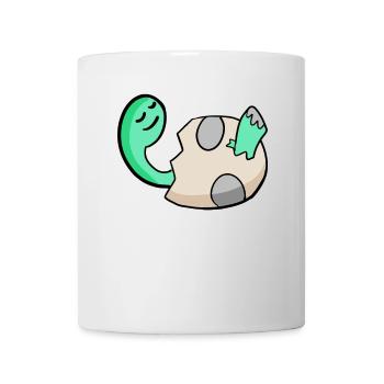 Dinosaur Egg Dino Baby Motif - Mug - white - Front