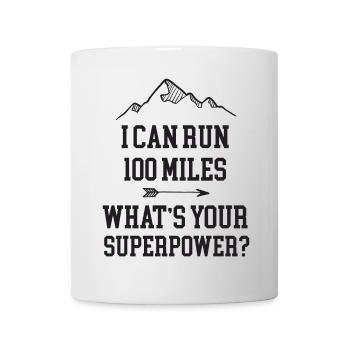 Ultra Running 100 Miles - Mug - white - Front