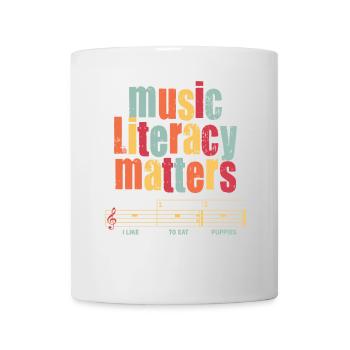 Music Literacy Matters - Tasse - Weiß - Vorne