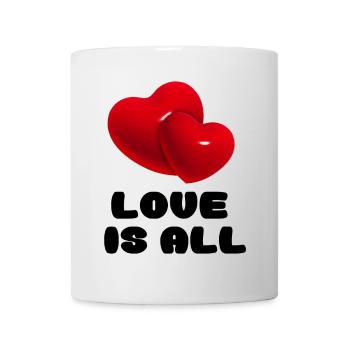 L’amour est tout # - Mug blanc - blanc - Devant