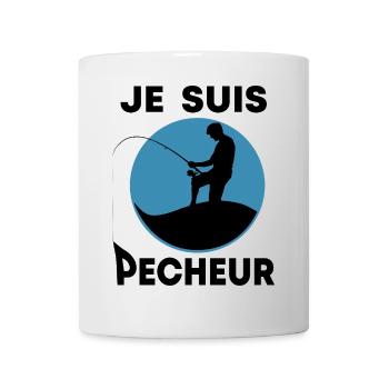 Je suis pêcheur - Mug blanc - blanc - Devant