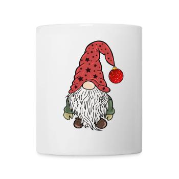 Weihnachts Wichtel Christmas Gnom - Tasse - Weiß - Vorne