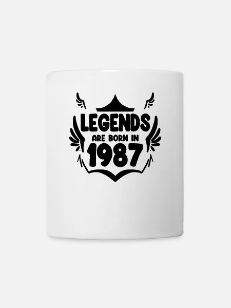 1987 - Jahrgang 1987 - Tasse - Weiß