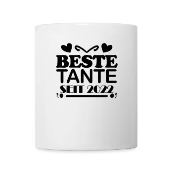 Beste Tante seit 2022 - Tasse - Weiß - Vorne