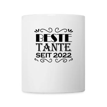 Beste Tante seit 2022 - Tasse - Weiß - Vorne