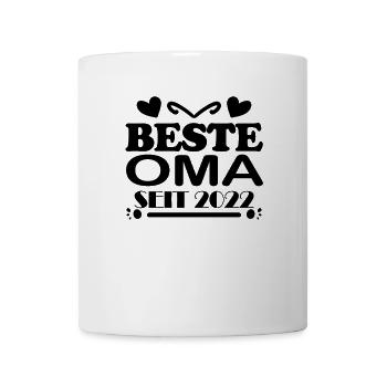 Beste Oma seit 2022 - Tasse - Weiß - Vorne