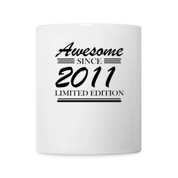 2011 - Born 2011 - Year of birth 2011 - Mug - white - Front