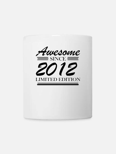 2012 - Né 2012 - Année de naissance 2012 - Mug blanc - blanc