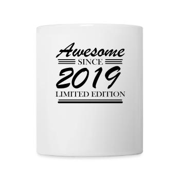 2019 - Jahrgang 2019 - Geburtsjahr 2019 - Tasse - Weiß - Vorne
