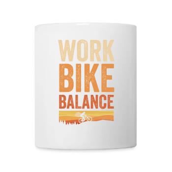 Mountain Bike MTB Work Bike Balance for bikers - Mug - white - Front
