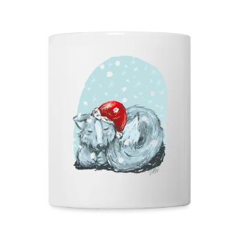 Winterwolf - Tasse - Weiß - Vorne