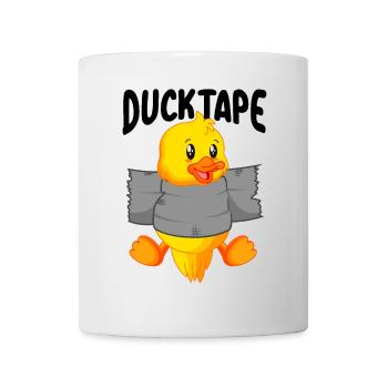 Duck Tape | Entenküken mit Duct Tape - Tasse - Weiß - Vorne