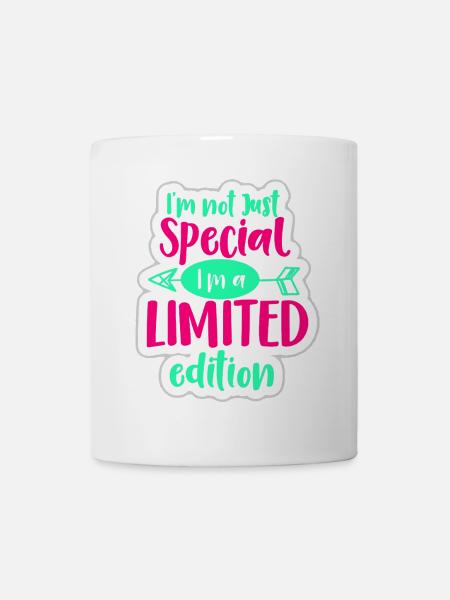 I'm not special, I'm a limited edition* - Mug - white