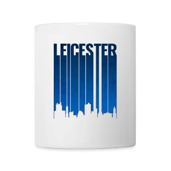 Leicester Skyline Blue - Mug - white - Front