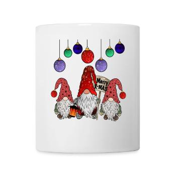 Famille Gnome de Noël - Mug blanc - blanc - Devant