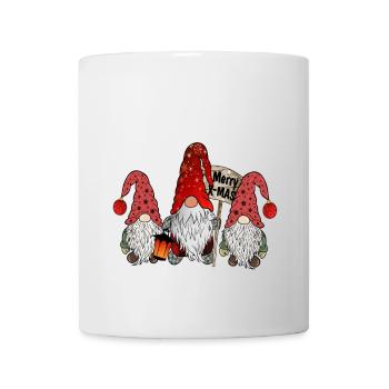 Christmas Dwarfs Elves Gnome Family - Mug - white - Front