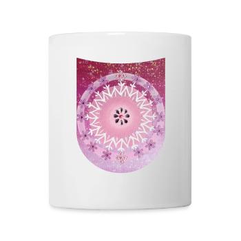 BlumenMandala Harmonie - Sonja Ariel von Staden - Tasse - Weiß - Vorne