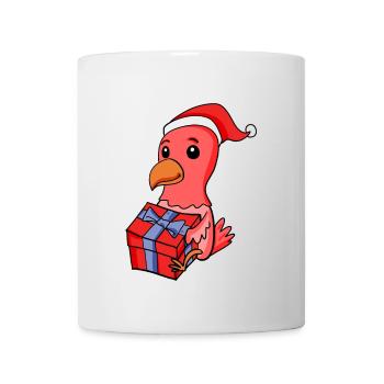Christmas Chicken Baby with Gift - Mug - white - Front