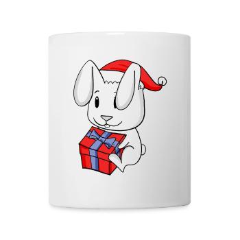 Christmas Baby with Gift - Rabbit - Mug - white - Front