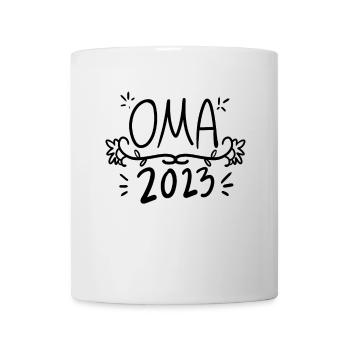 Oma 2023 - Werdende Oma 2023 - Tasse - Weiß - Vorne